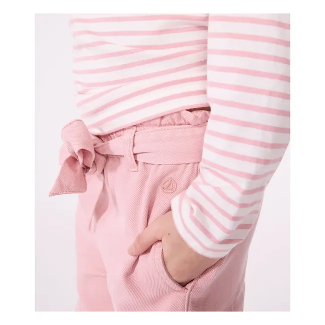 Pantalones Bip Tencel | Rosa