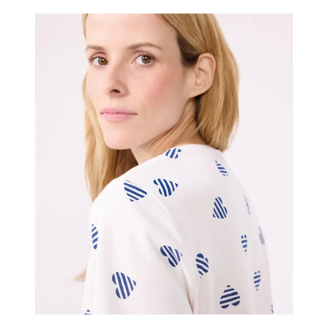 Britania Pantalón corto de algodón ecológico | Blanco