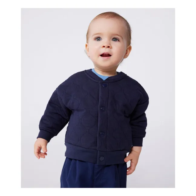 Steppweste Teteorite Bio-Baumwolle | Navy