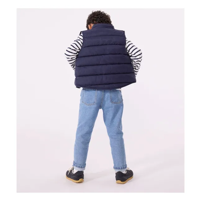 Tacaire Sleeveless Jacket | Navy blue
