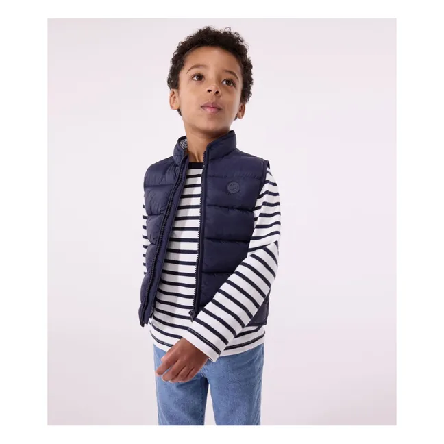 Tacaire Sleeveless Jacket | Navy blue