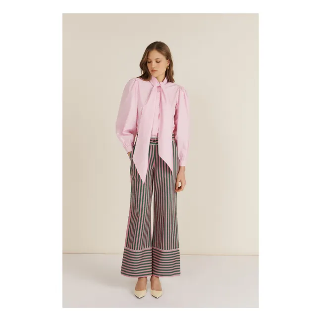 Romeo Hose Streifen | Rosa