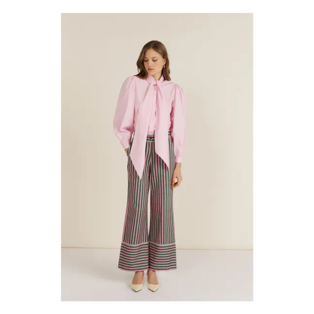 Romeo Hose Streifen | Rosa