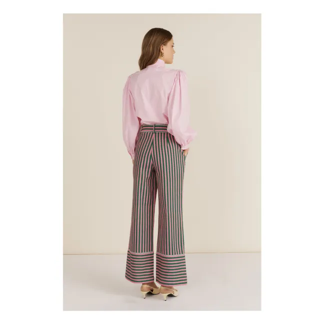 Romeo Hose Streifen | Rosa