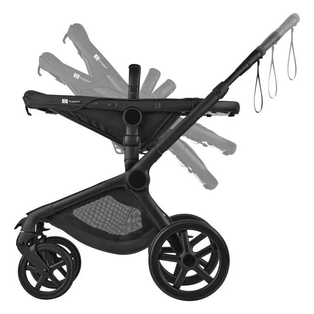 Bugaboo Fox 5 Renew - Poussette tout-terrain complète châssis noir | Taupe