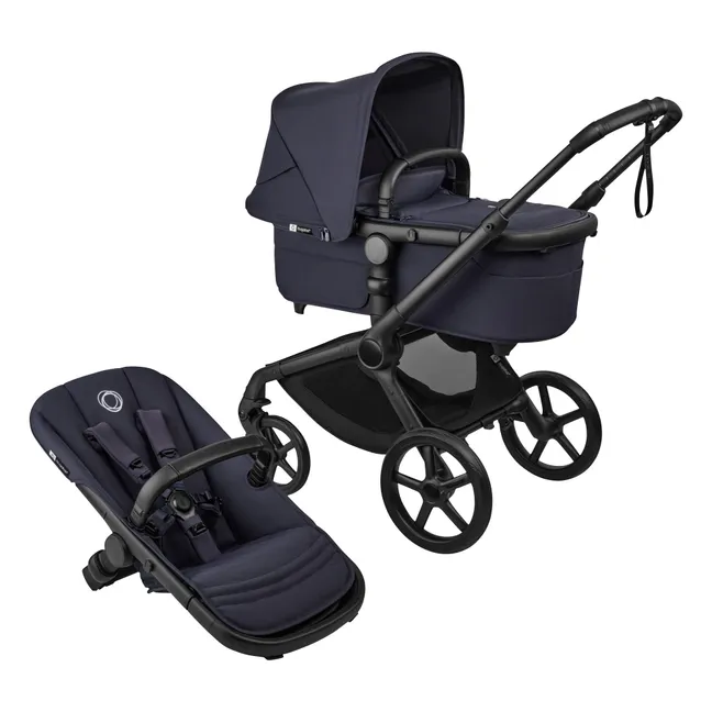 Bugaboo Fox 5 Renew - Poussette tout-terrain complète châssis noir | Indigo