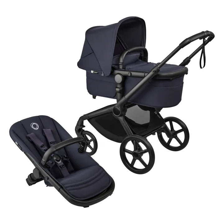 Bugaboo Fox 5 Renew - Poussette tout-terrain complète châssis noir | Indigo- Image produit n°0
