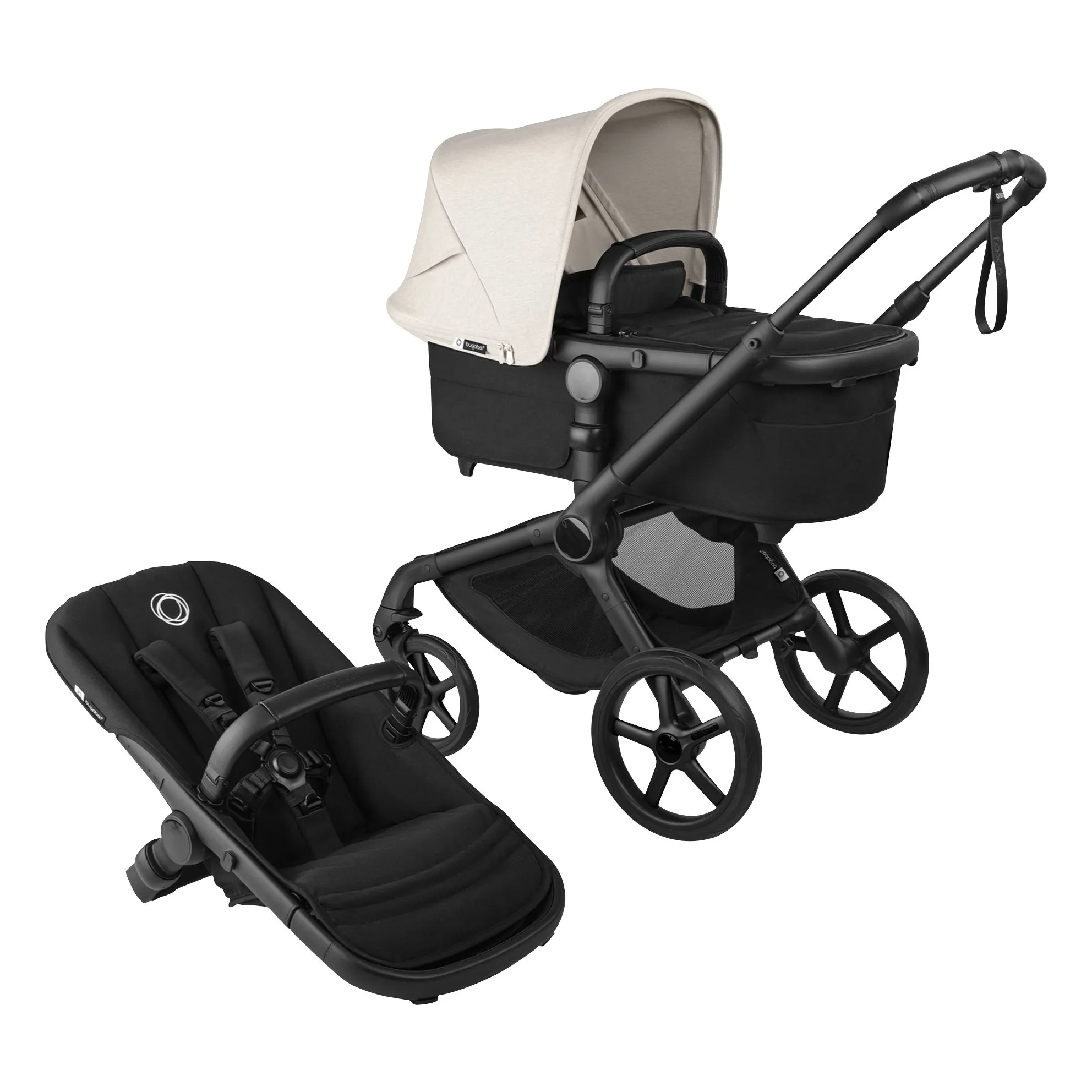 Bugaboo - Bugaboo Fox 5 Renew - Poussette tout-terrain complète châssis noir (Bugaboo) - Couverture