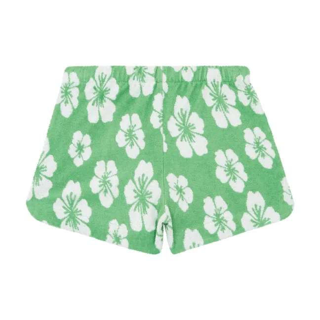 Pantalones cortos de rizo ecológico | Verde