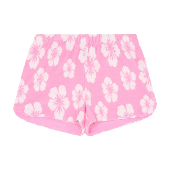 Organic terry shorts | Pink