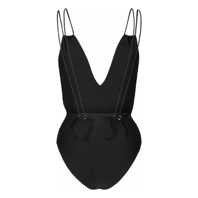 Costume da bagno Le Piccolo Honeycomb 1-Piece | Nero