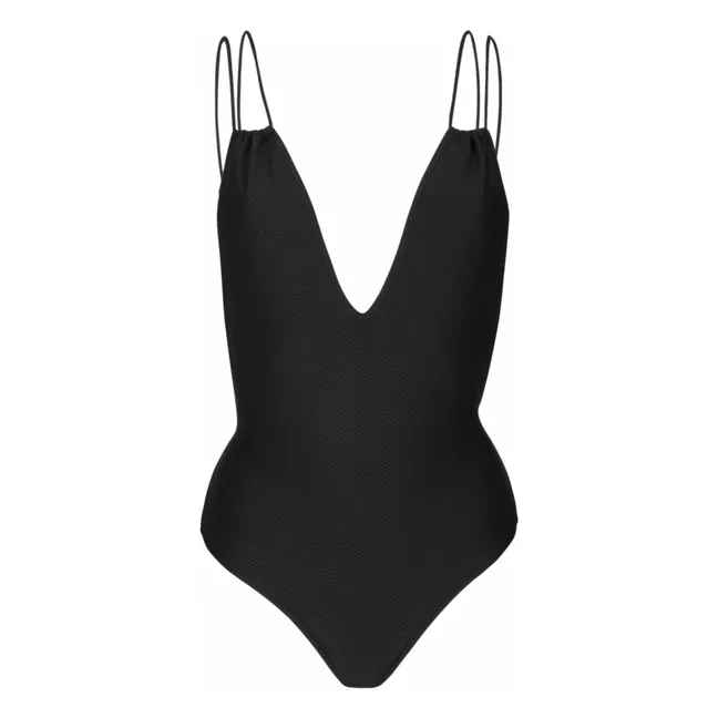 Le Piccolo Honeycomb 1-piece swimsuit | Black