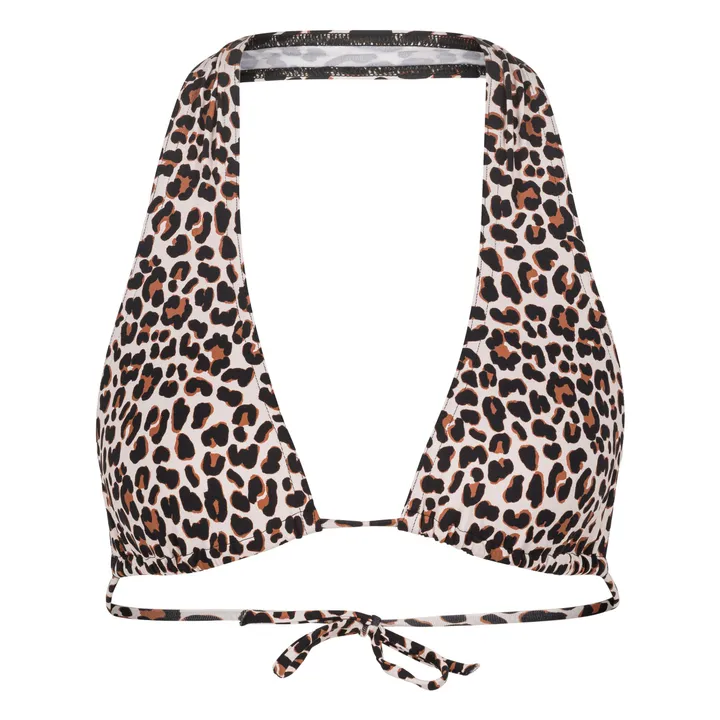 Haut de Maillot L'Idéal Léopard | Marron- Image produit n°0