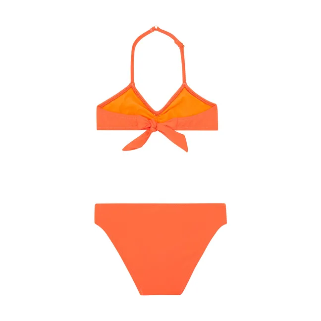 Costume da bagno 2 pezzi a triangolo | Arancione