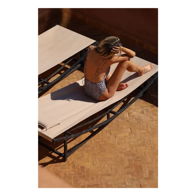 Le Piccolo Leopard 1-piece swimsuit | Brown