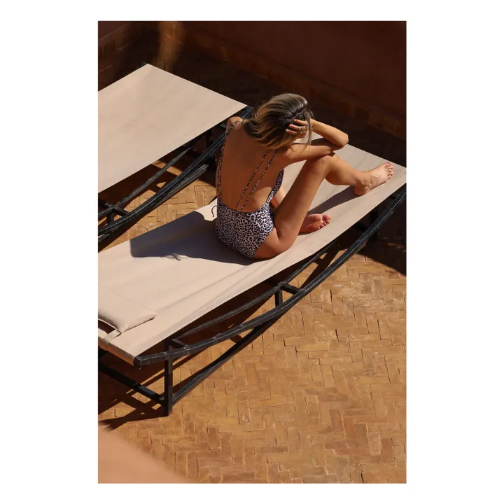Maillot 1 Pièce Le Piccolo Léopard | Marron- Image produit n°1