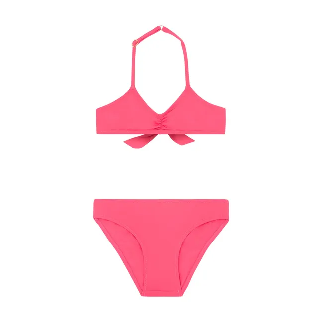 Two-Piece Triangle Swimsuit | Fuchsia