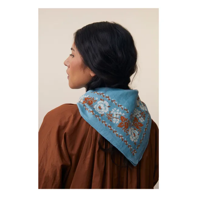  Scarf N°652 | Light blue