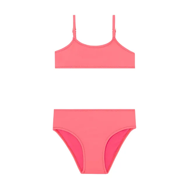 Two-Piece Bralette Swimsuit | Fuchsia