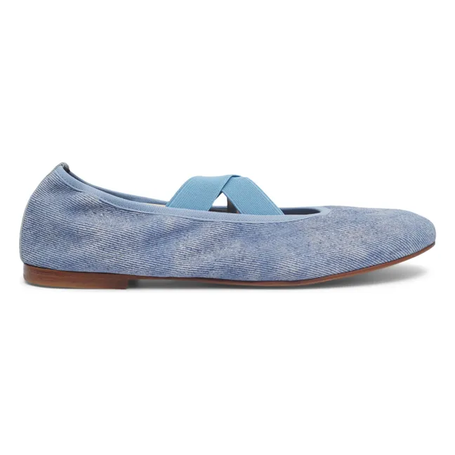 Ballerines Bettina Jeans | Bleu