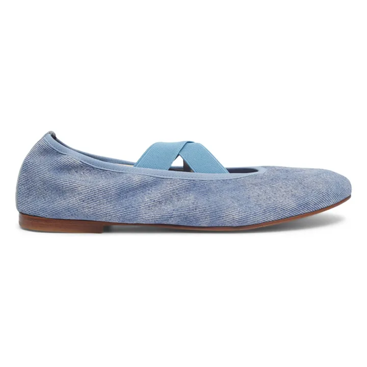 Ballerines Bettina Jeans | Bleu- Image produit n°0