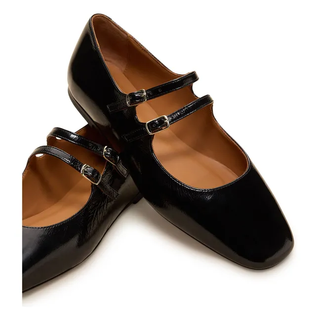 Bailarinas n°128 Charol | Negro