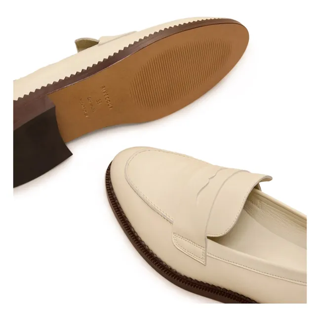 Mocassini n°82 in nappa | Bianco