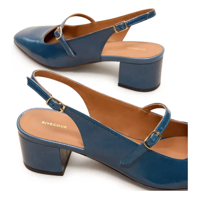 Babies n°424 Cuir Vernis | Denim