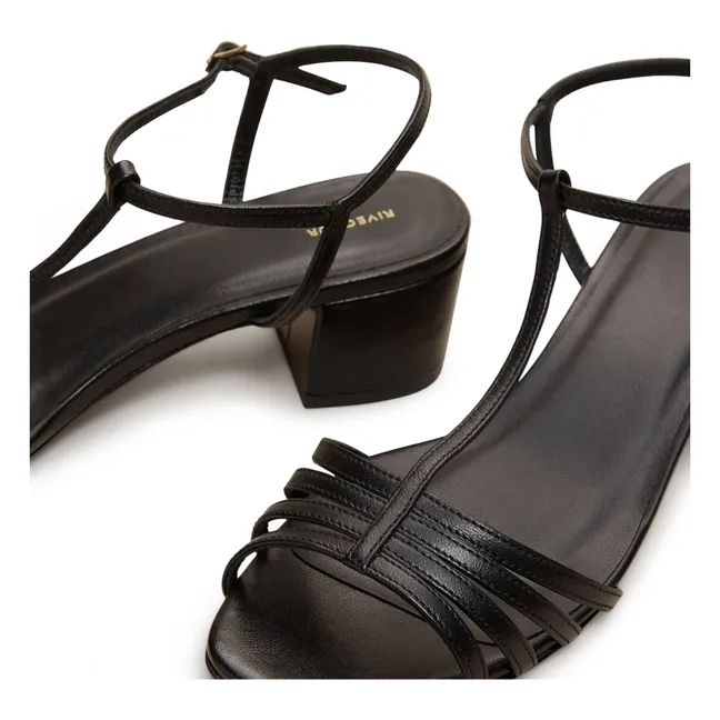 Sandali n°441 Nappa | Nero