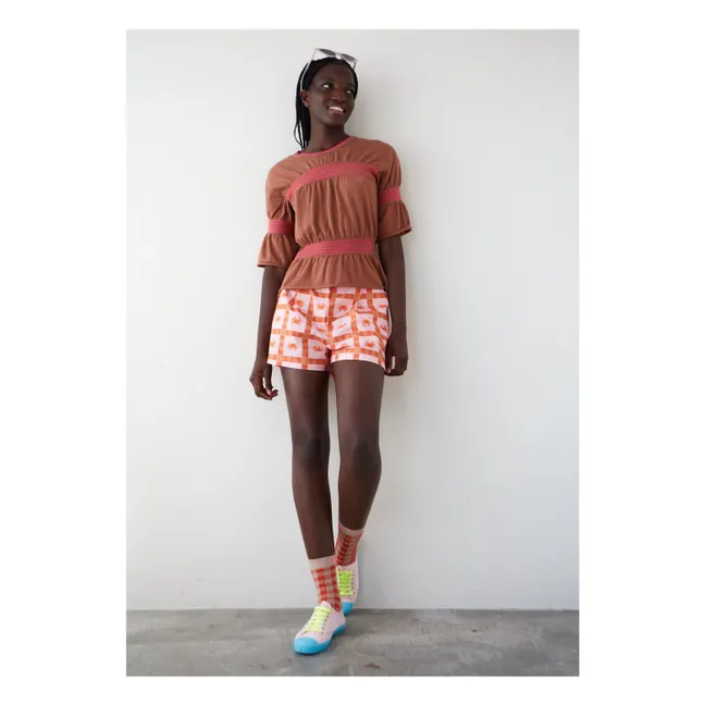 Pantalones cortos Star Crab Algodón orgánico | Rosa