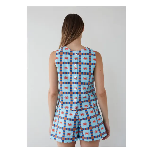 Cangrejo Top Ana | Azul