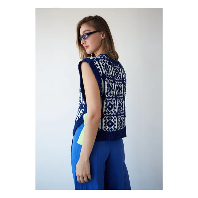 Pull Sans Manches Gusto | Bleu marine