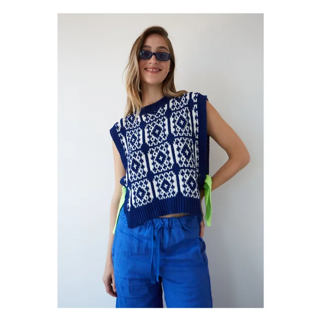 Pull Sans Manches Gusto | Bleu marine