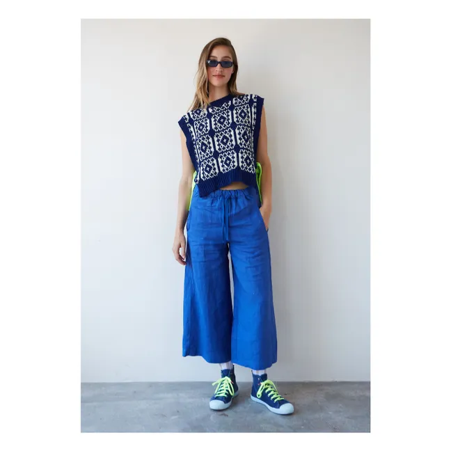 Pull Sans Manches Gusto | Bleu marine