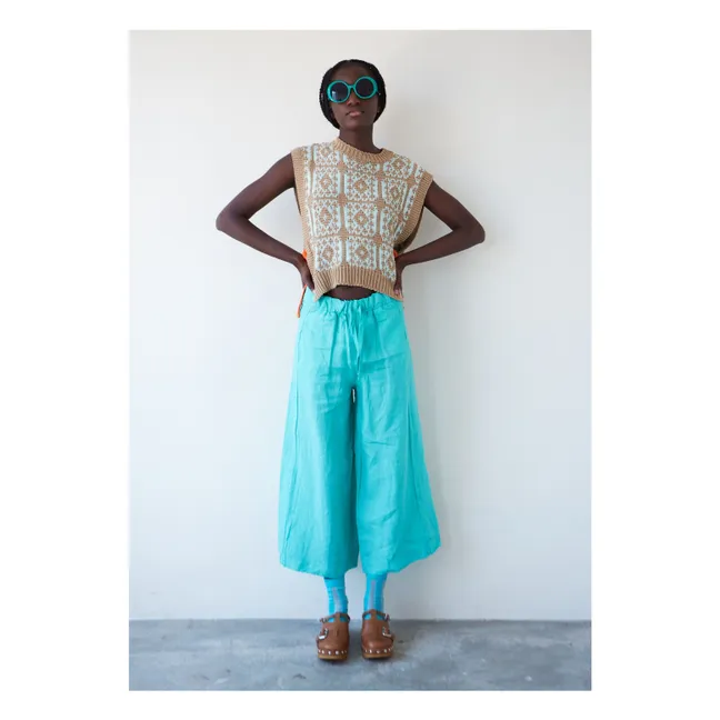 Pull Sans Manches Gusto | Beige