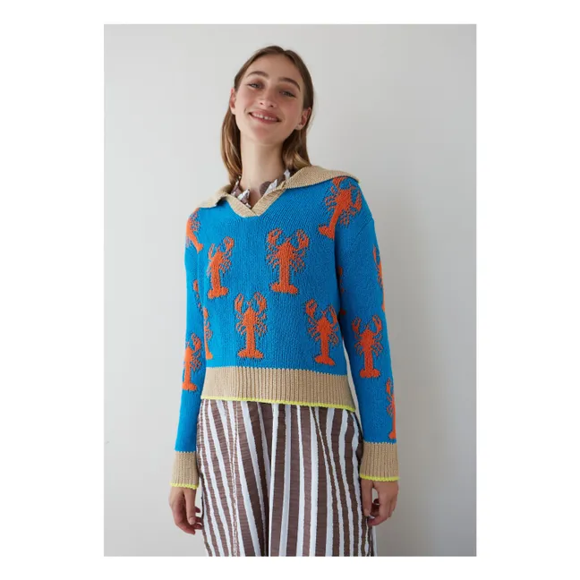 Jersey langosta | Azul