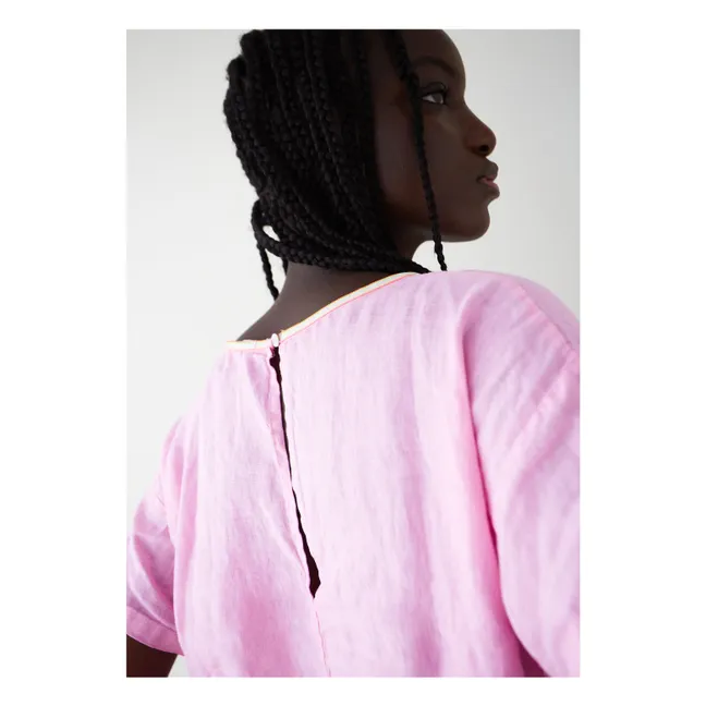 Lino Top Flake | Rosa