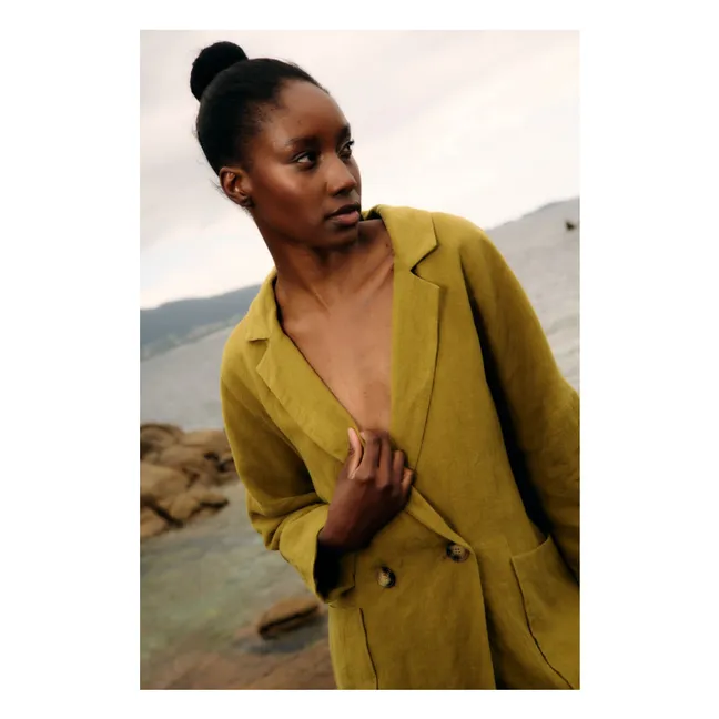 Veste Selva Lin | Vert olive