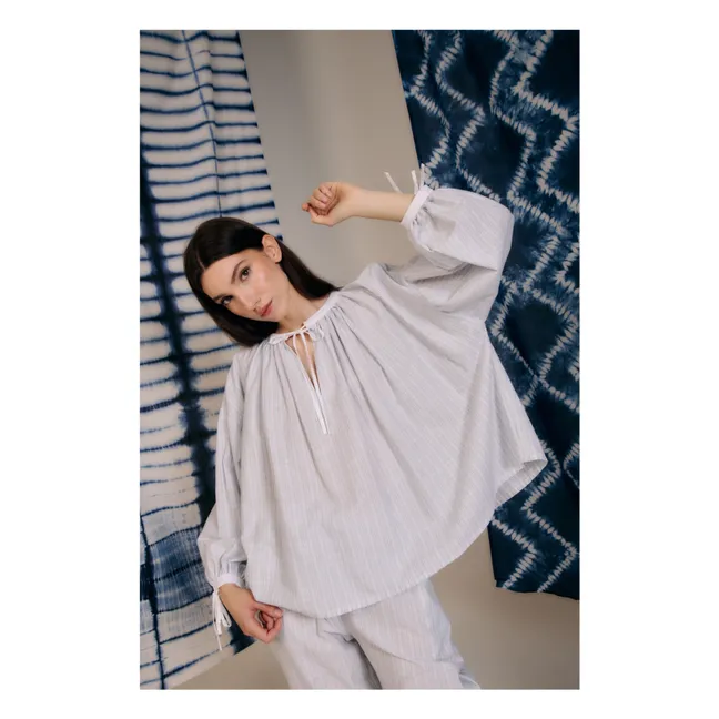 Camicetta a righe Ondina | Blu