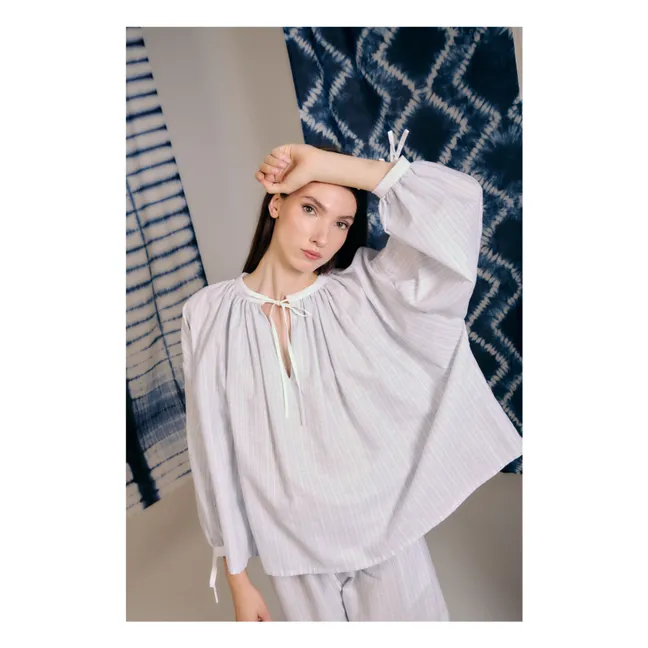 Camicetta a righe Ondina | Blu