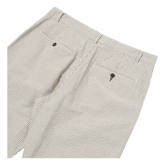 Pantalón Chino Militar Rayas | Gris