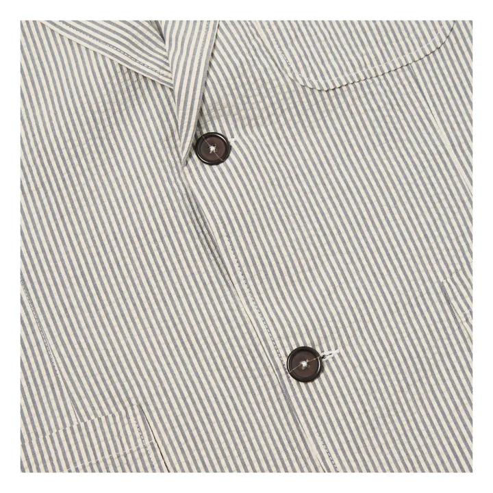 Chaqueta Derby a rayas | Gris- Imagen del producto n°3