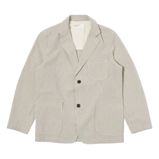 Giacca Derby a righe | Grigio