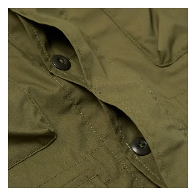 Fallschirmjacke aus recycelten Fasern | Grünolive