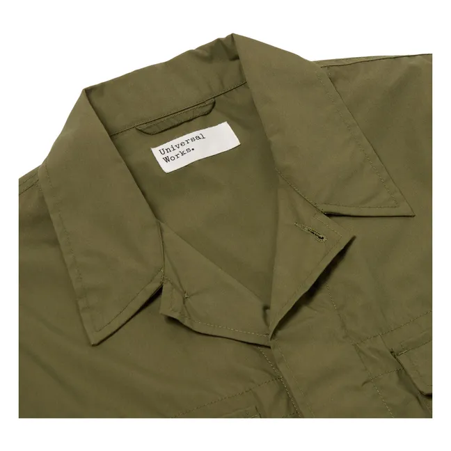 Fallschirmjacke aus recycelten Fasern | Grünolive