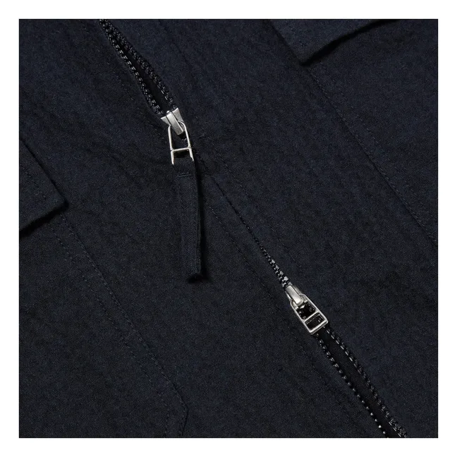 Jacke E130 Ospina Recycelte Baumwolle | Navy