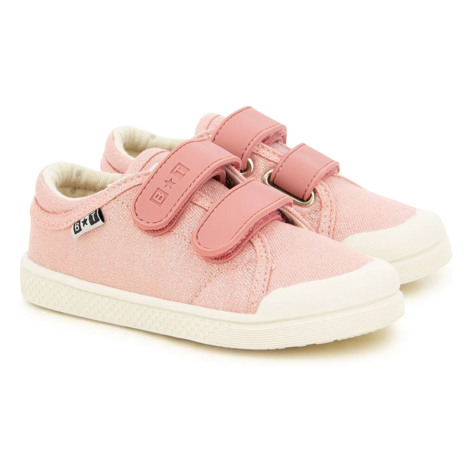 Bonton Pale Pink Izy Scratch Sneakers