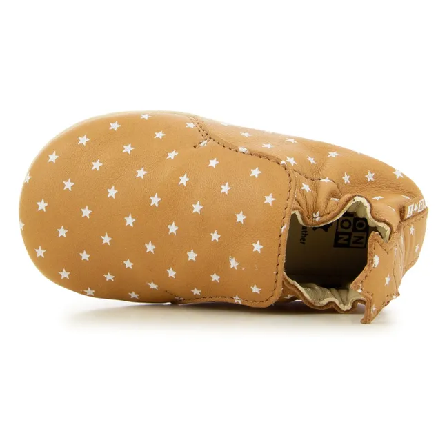 Babyschuhe Doudou Star | Kamelbraun