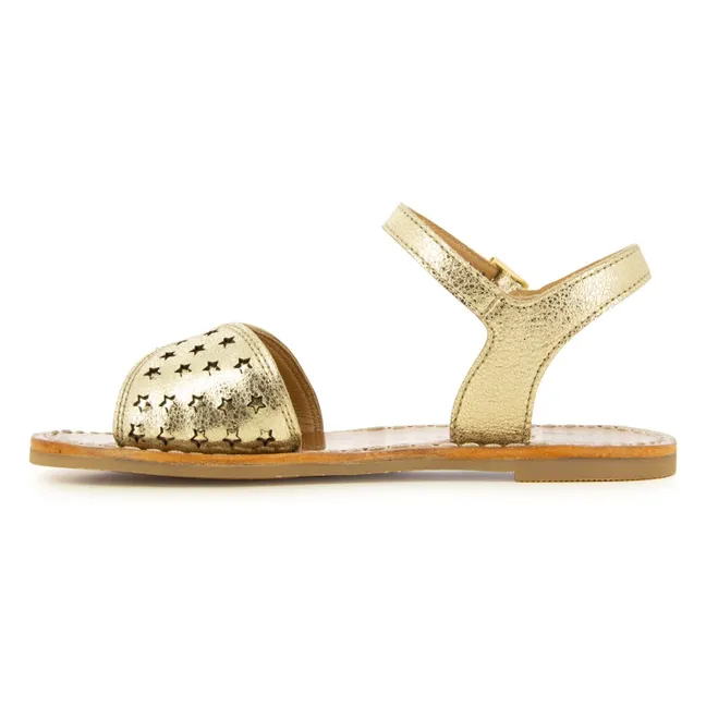 Sandalias Sandy Perfos | Dorado