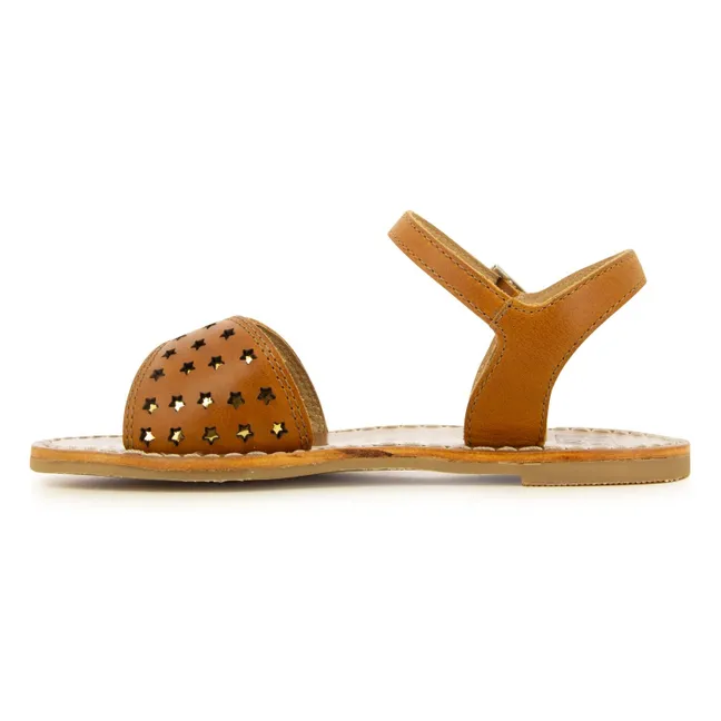 Sandy Perfos Sandalen | Cognac-Farbe